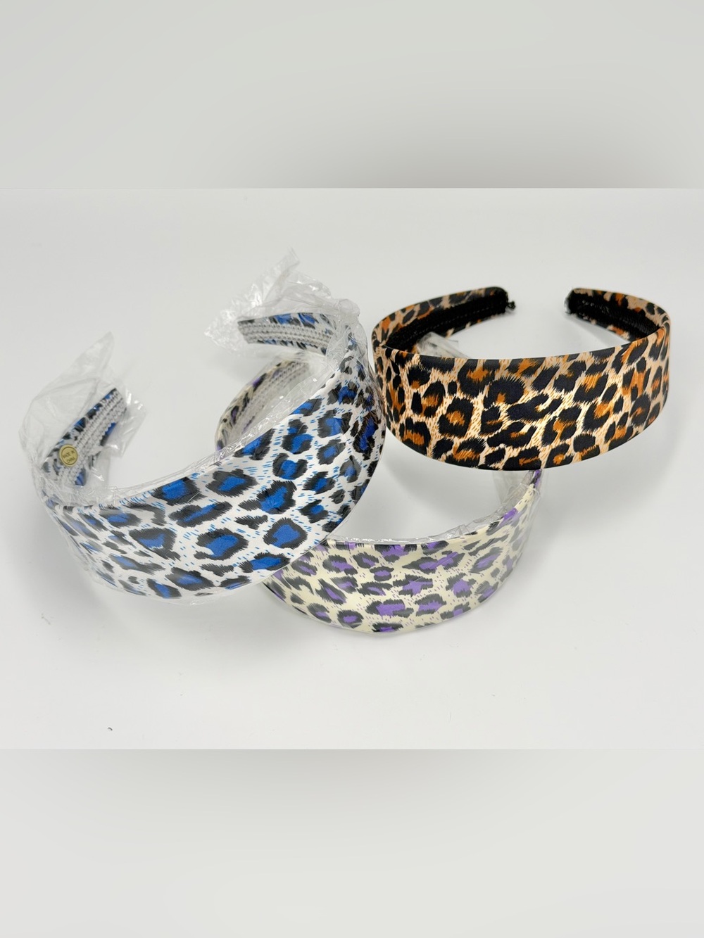 Rockabilly Punk Psychobilly Leopard Cheetah Print Set Of 3 Headbands NEW